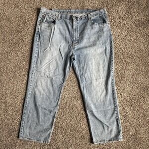 Levi's‎ Womens 559 Straight High Rise Jeans 48x32 Light Wash Measures 46x29